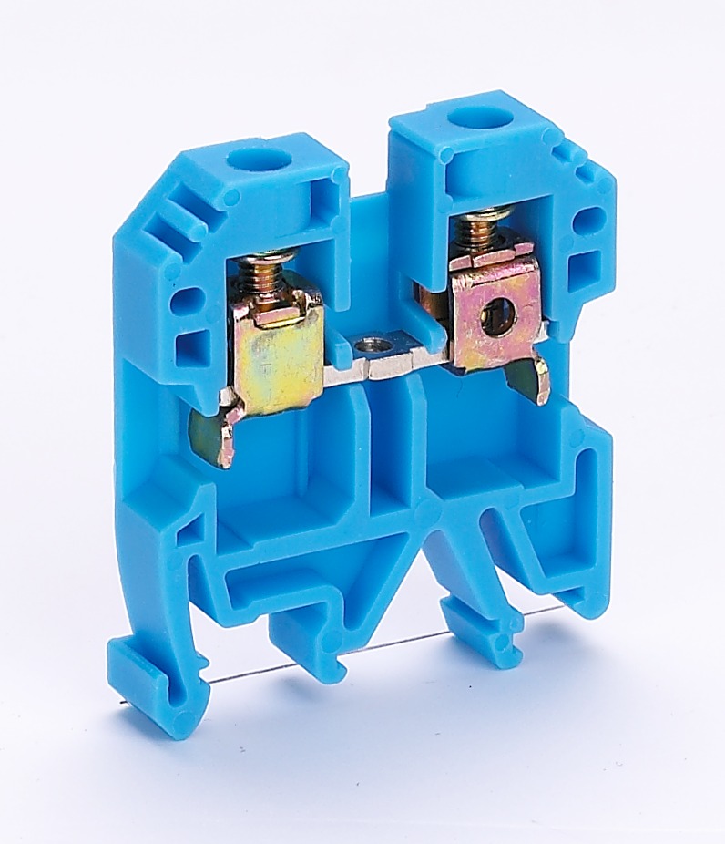 Зажим наборный 50А 6мм2 ЗН-101 синий