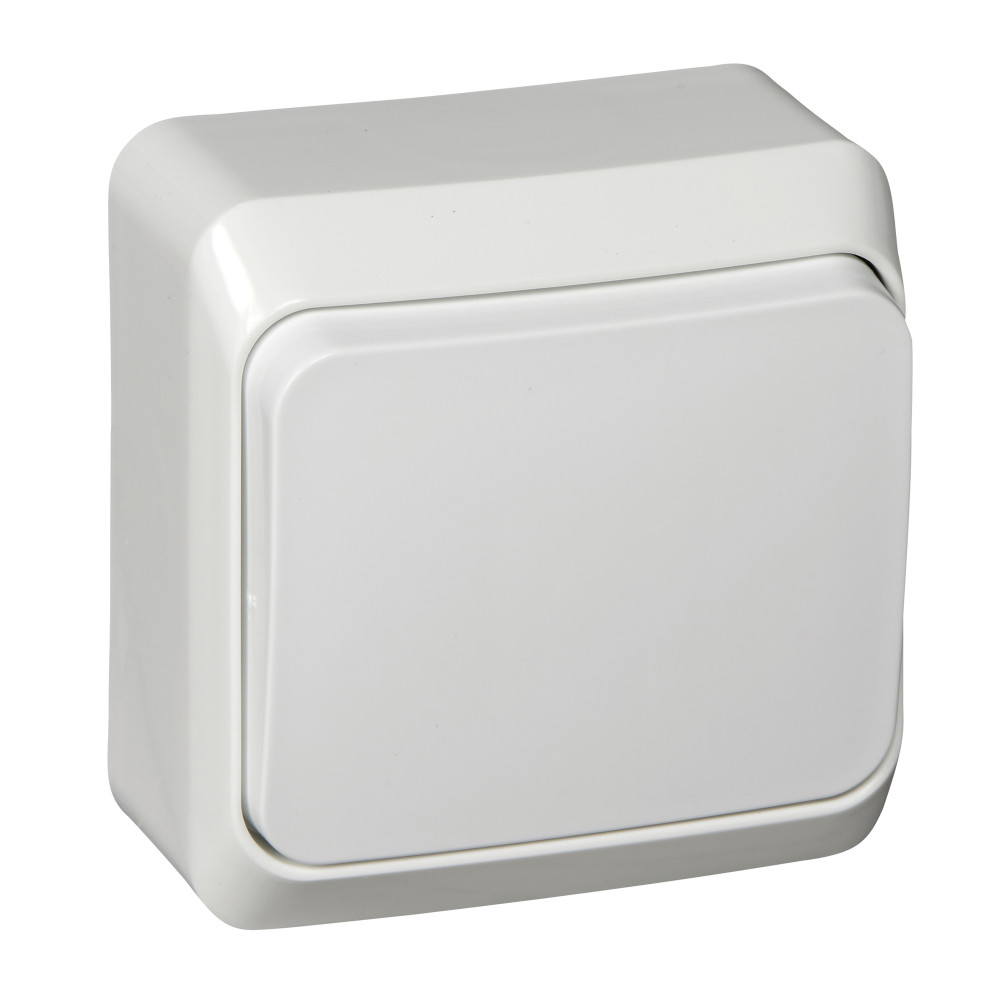 ЭТЮД О/У 1-клавишный ПЕРЕКЛЮЧАТЕЛЬ 10 АХ, БЕЛЫЙ