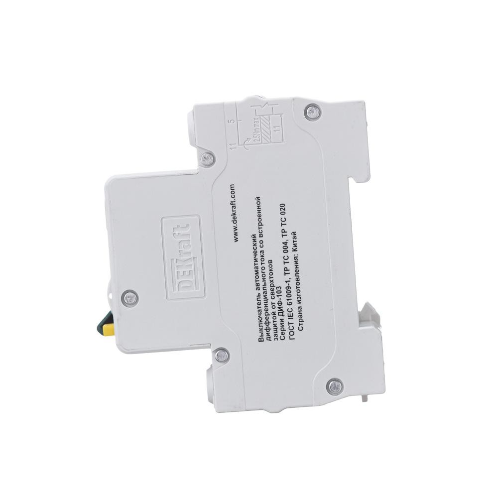 Авт. выкл. диф. тока (АВДТ) ДИФ-103 1P+N 32А C 30мА тип AC 4.5кА