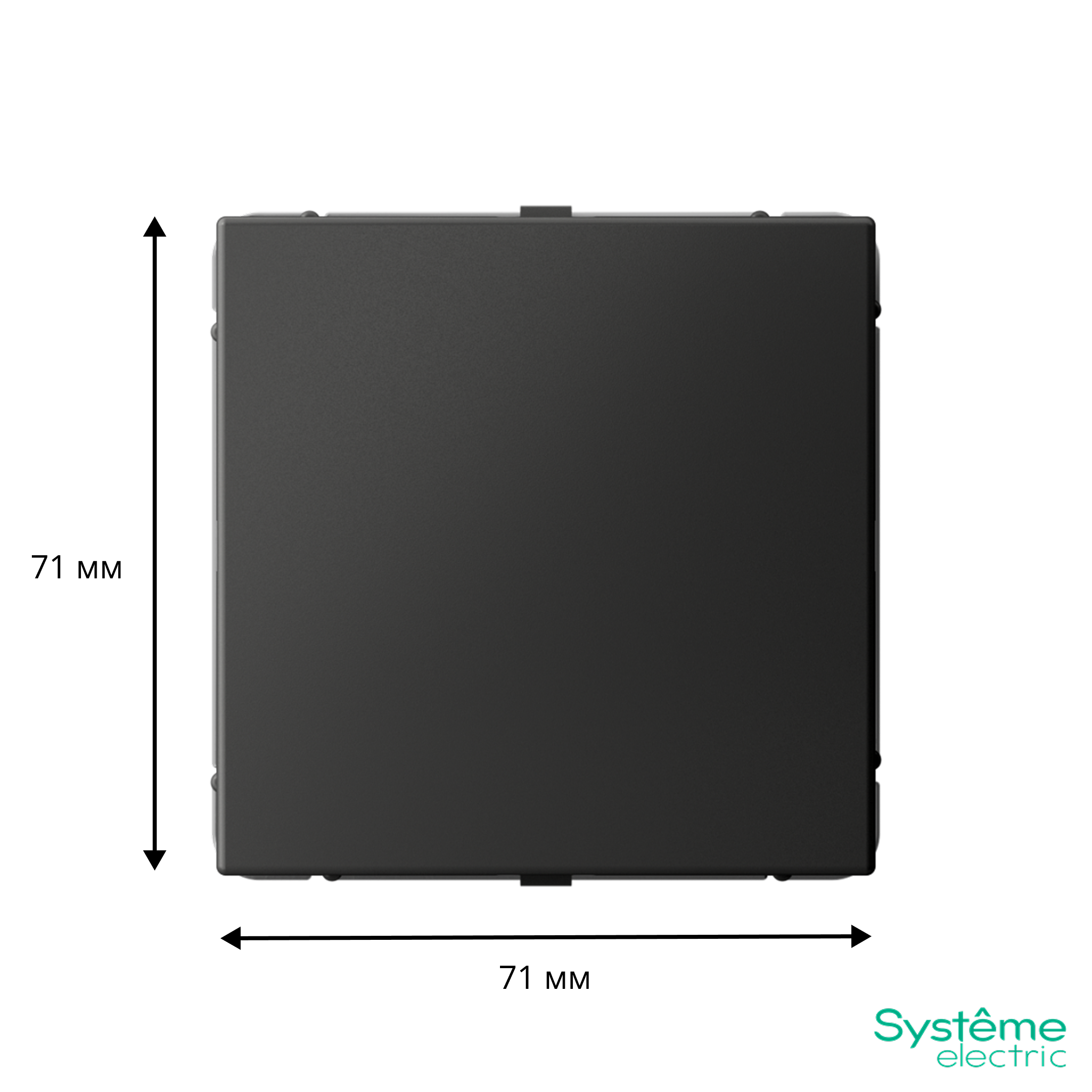 ARTGALLERY ЗАГЛУШКА с суппортом для многопостовых рамок, БАЗАЛЬТ