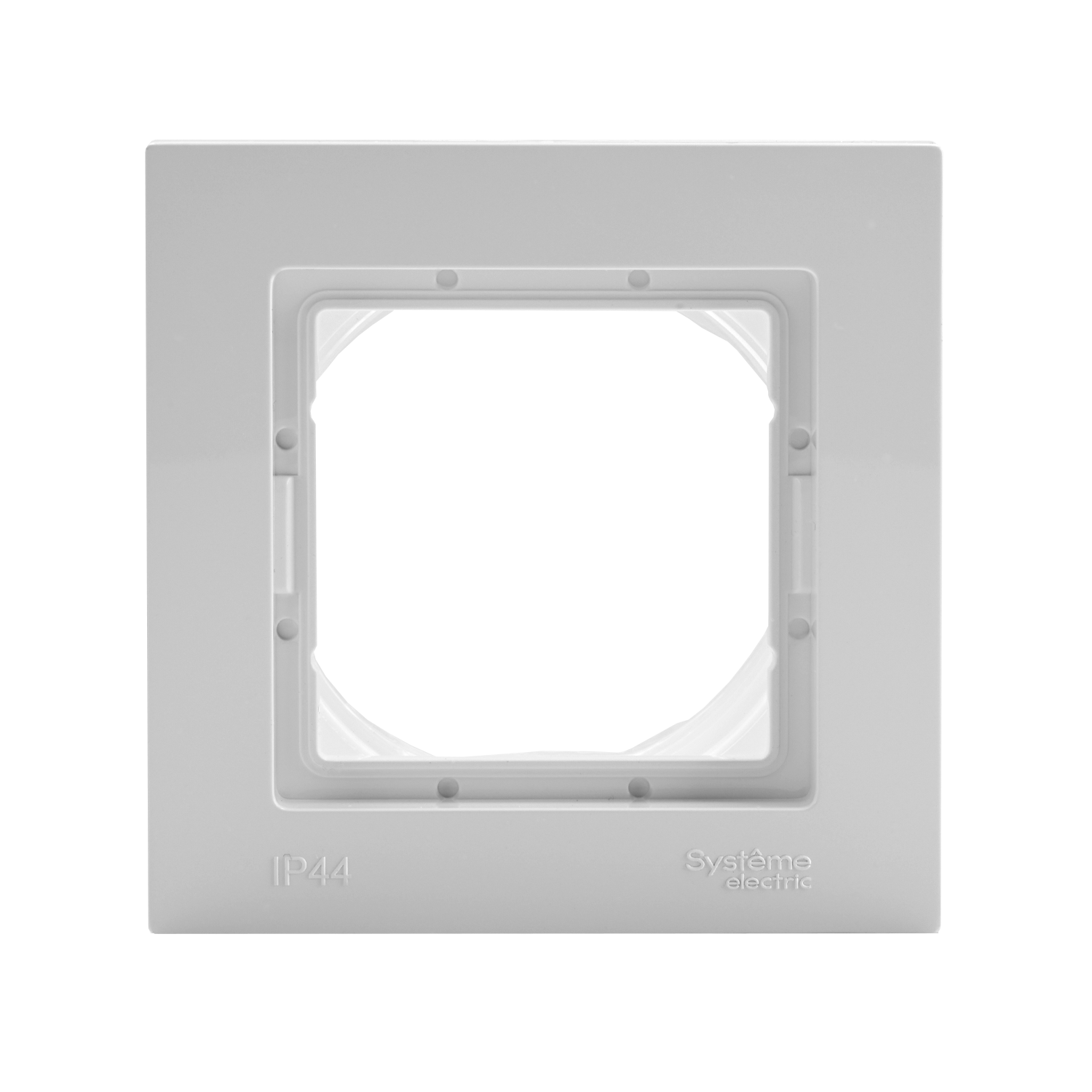ATLASDESIGN AQUA 1-постовая РАМКА, IP44, БЕЛЫЙ