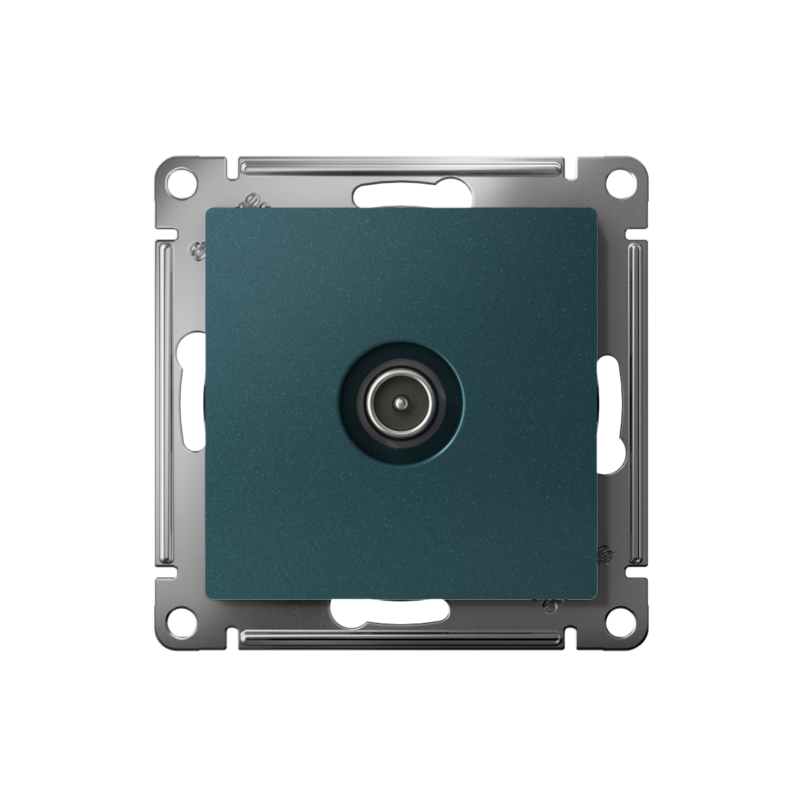 ATLASDESIGN TV РОЗЕТКА оконечная 1дБ, механизм, ИЗУМРУД