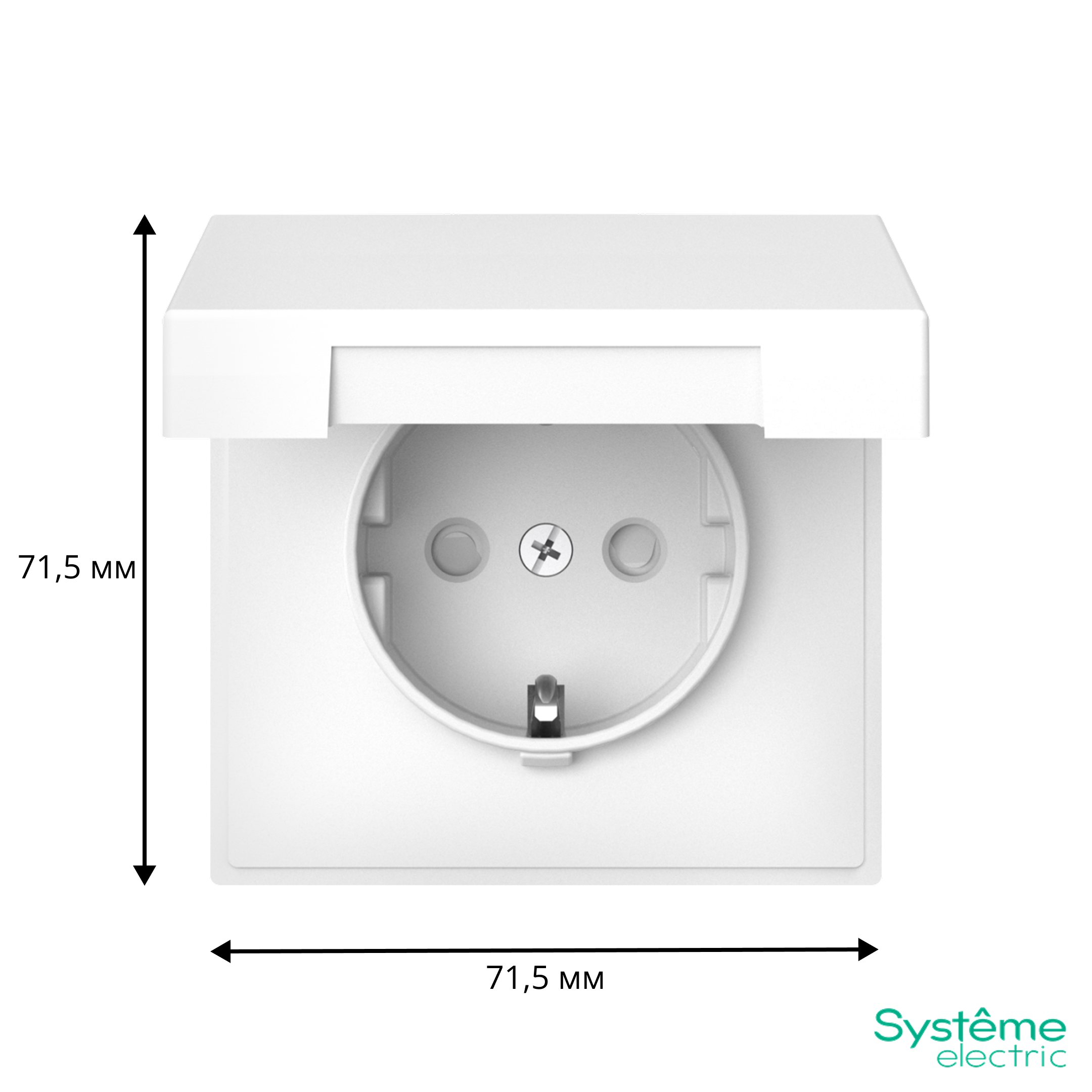 ARTGALLERY РОЗЕТКА с заземл. со шторк. с крышк., 16А, IP20,  механизм, быстрозажим. клем., ЛОТОС