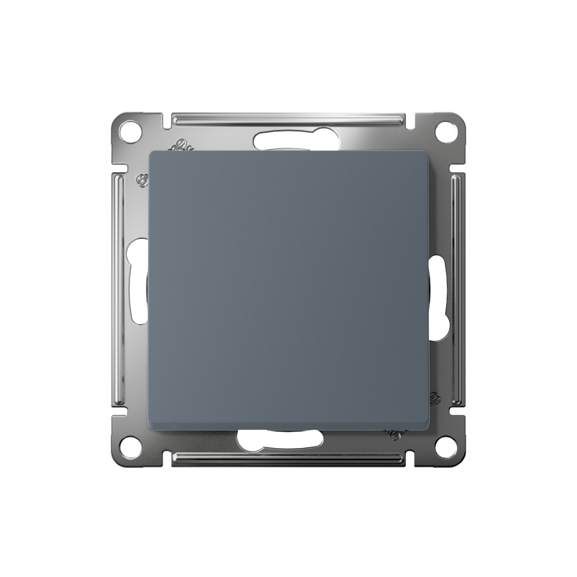 ATLASDESIGN 1-клавишный ВЫКЛЮЧАТЕЛЬ КНОПОЧНЫЙ, сх.1, 10А, механизм, ГРИФЕЛЬ