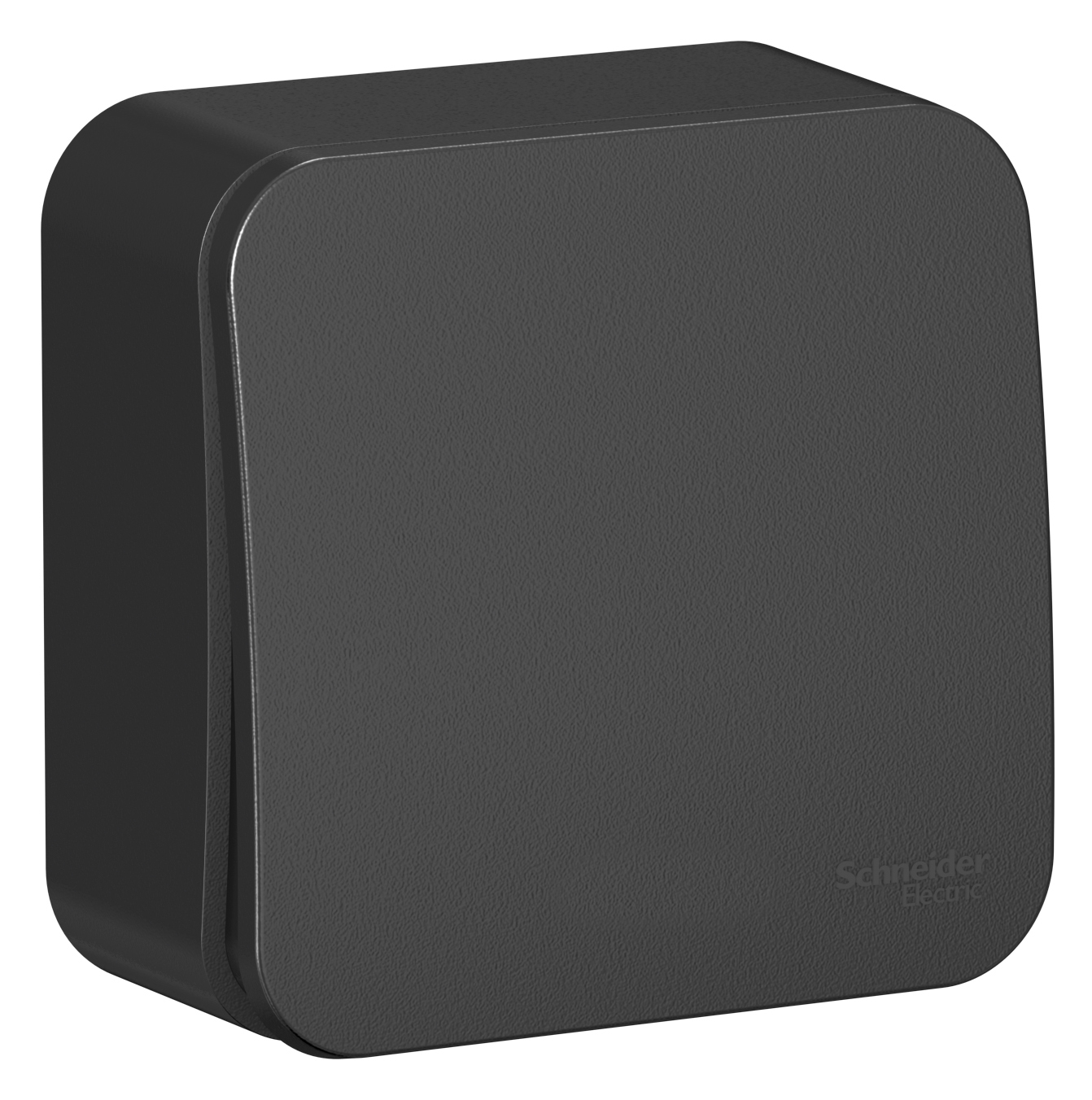 BLANCA О/У 1-клавишный ВЫКЛЮЧАТЕЛЬ (сх.1) ИЗОЛ.ПЛ., 10А, 250В, АНТРАЦИТ