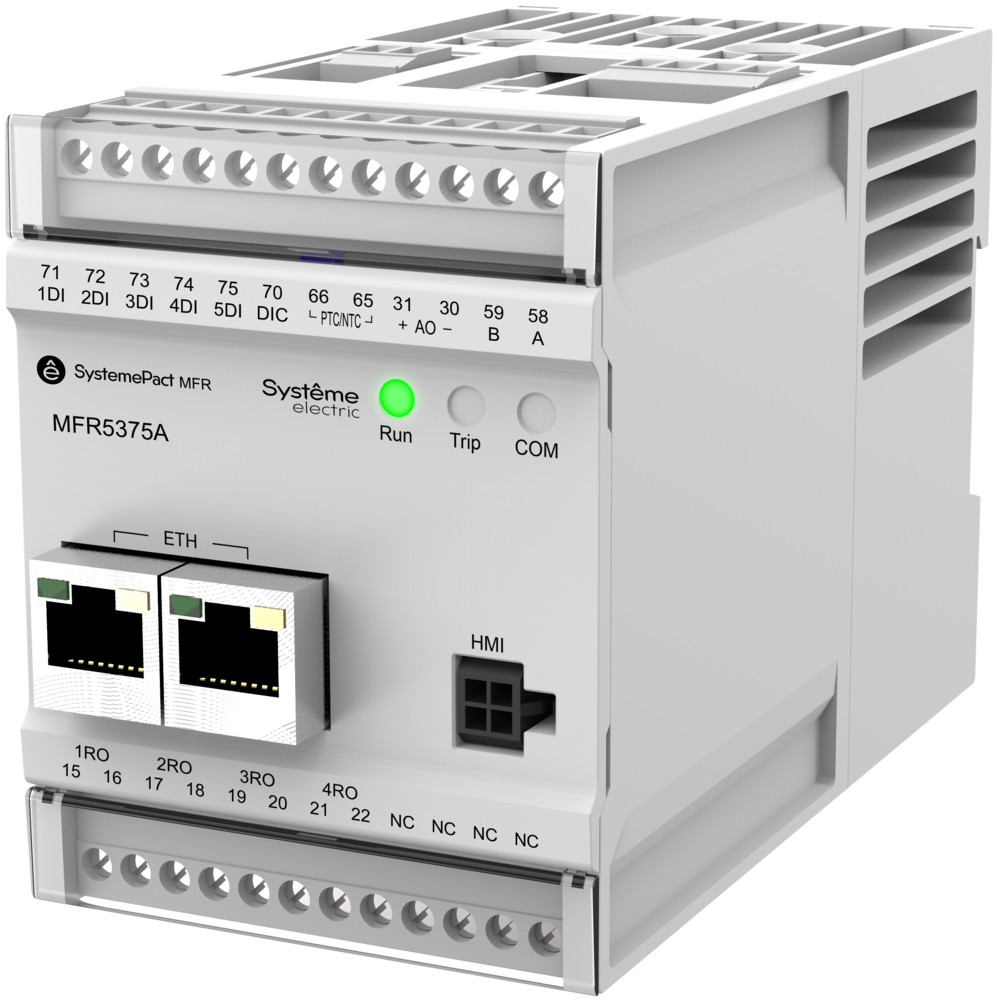 РЕЛЕ MFR530 MODBUS-RTU + MODBUS-TCP 0.2-5A ТТ Ø10.5ММ 80-270В AC/DC