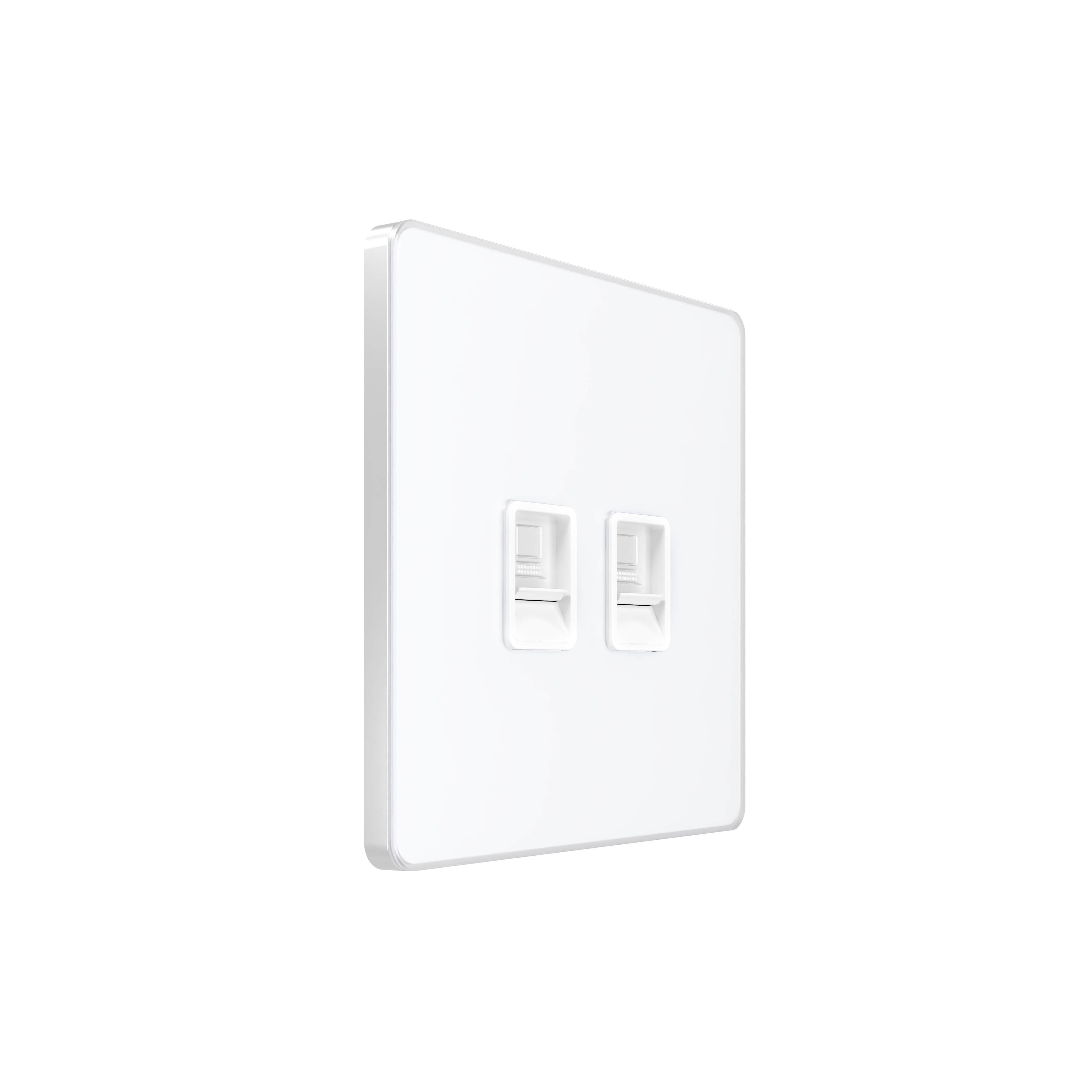 Systeme Infinity, Розетка информационная С/У RJ-45 кат.5e 2-я, Арктический лед