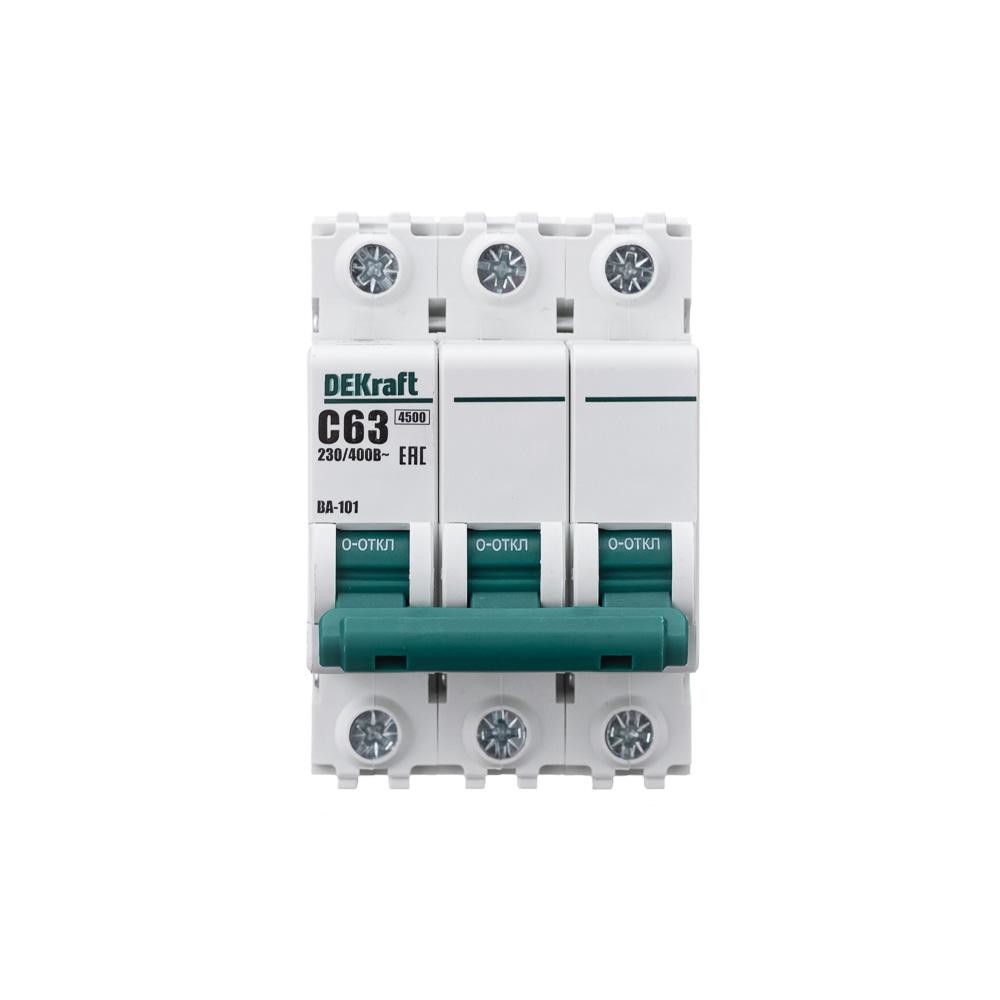 Автоматический выключатель ВА-101 3P 63А C 4.5кА