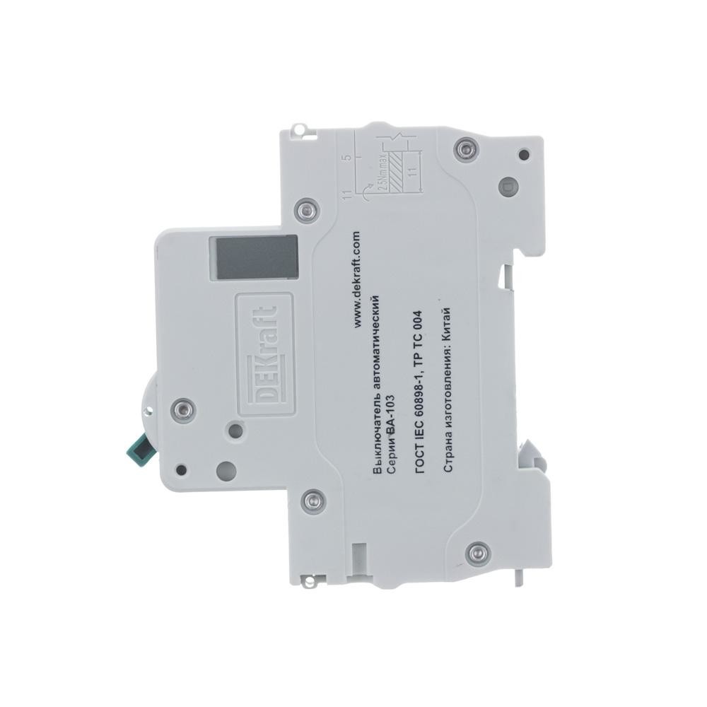 Автоматический выключатель ВА-103 1P 25А C 6кА
