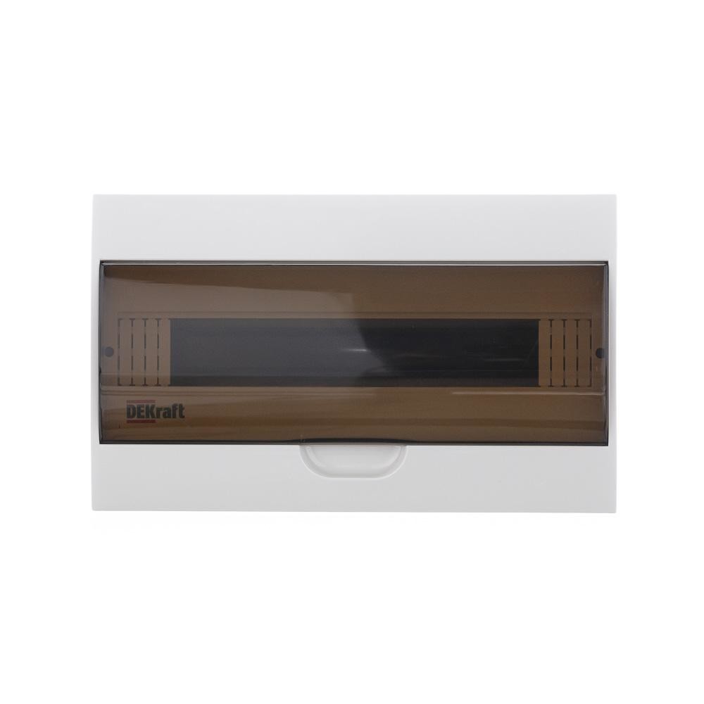 Корпус пластиковый навесной прозр. дв. 1 ряд 18 модулей IP41 ЩРН-П