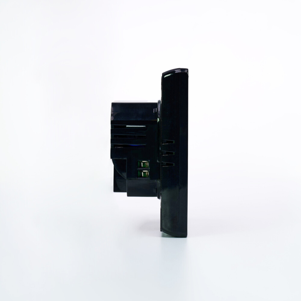 ARTGALLERY ТЕРМОСТАТ Wi-Fi электронный для теплого пола, 16A, в сборе, ЧЁРНЫЙ