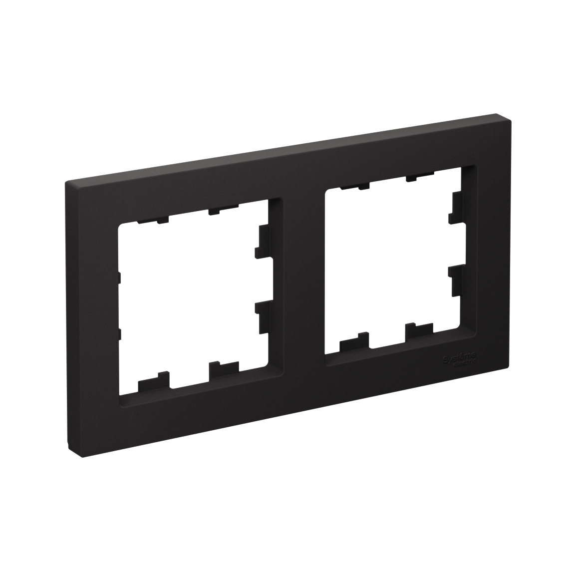 ATLASDESIGN 2-постовая РАМКА, универсальная, КАРБОН