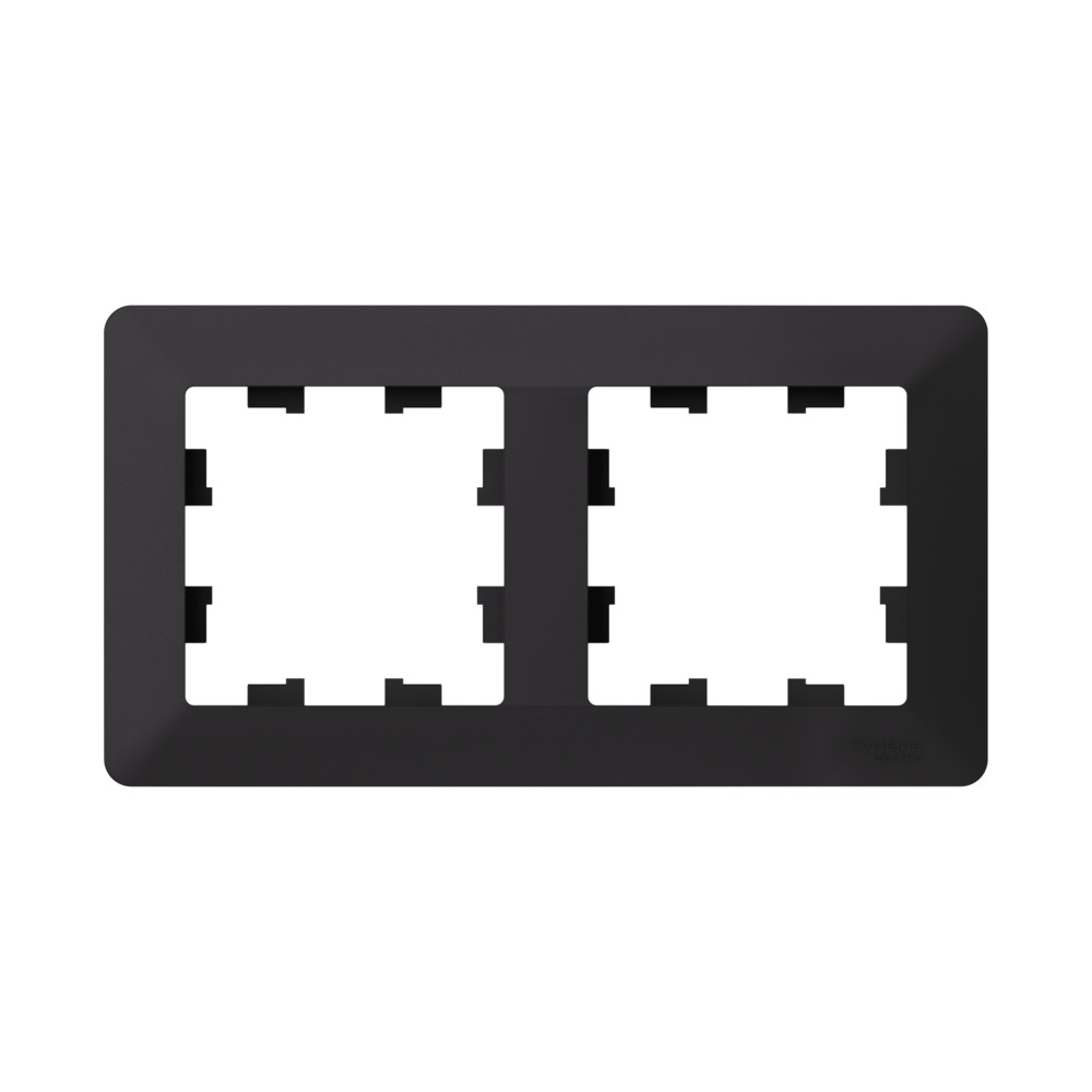 ATLASDESIGN AIR 2-постовая РАМКА, КАРБОН/дымчатый черный