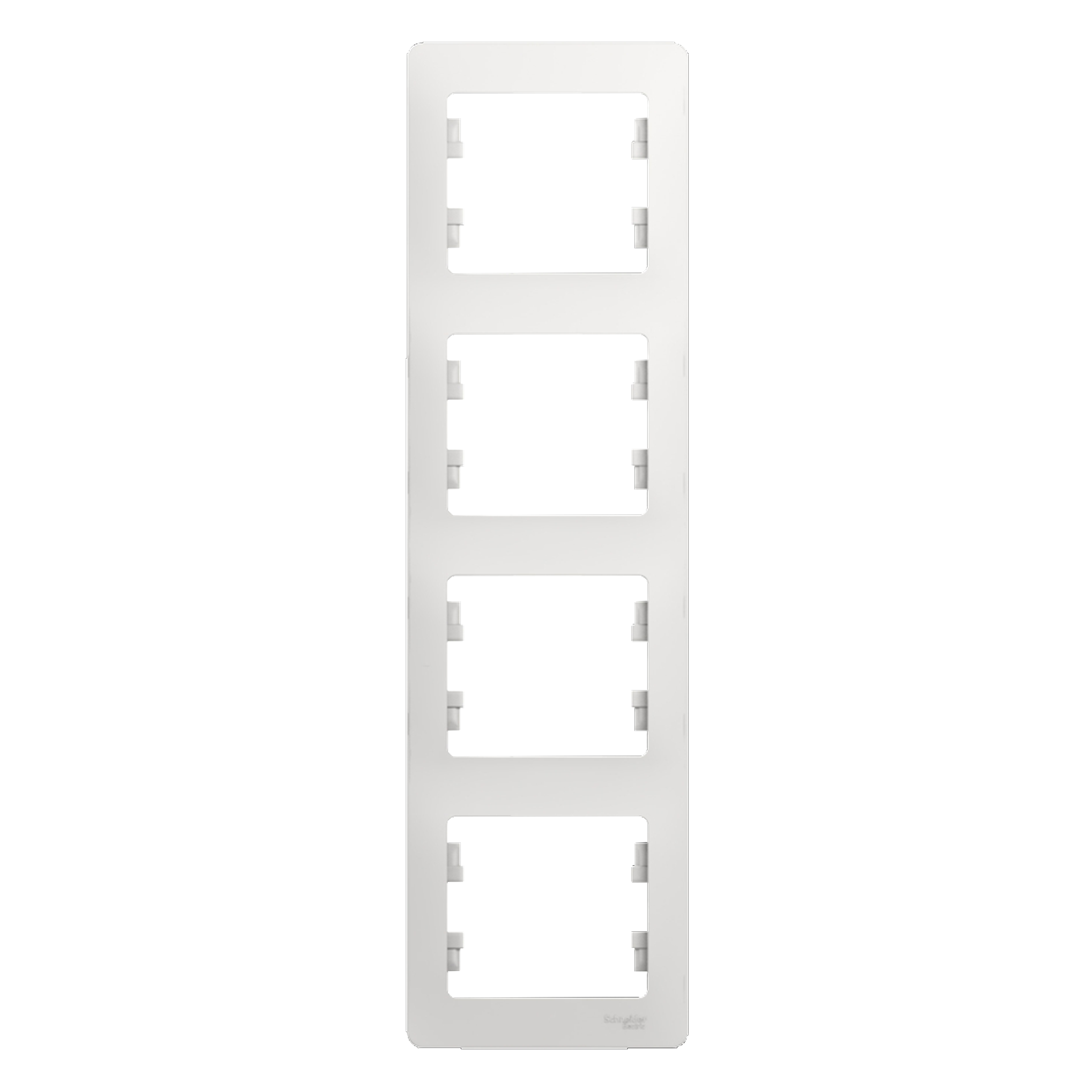 GLOSSA 4-постовая РАМКА, вертикальная, БЕЛЫЙ