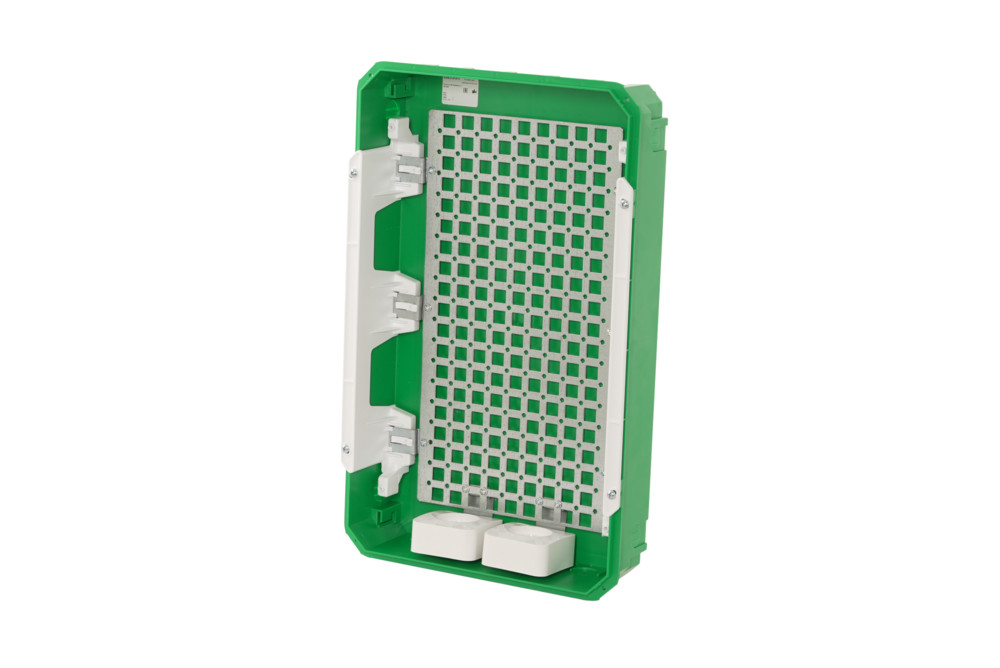 City9 Box IT корпус встраиваемый с проз дв. 3ряд/36мод 2 розетки