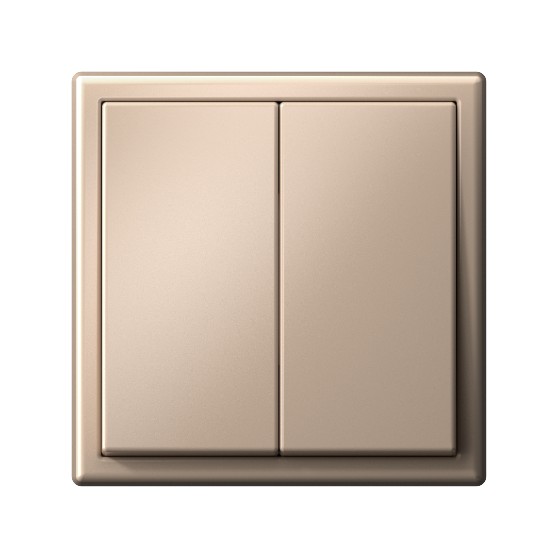 ARTGALLERY 2-клавишный ПЕРЕКЛЮЧАТЕЛЬ, сх.6/2, 10АХ, механизм, ПЕСОЧНЫЙ