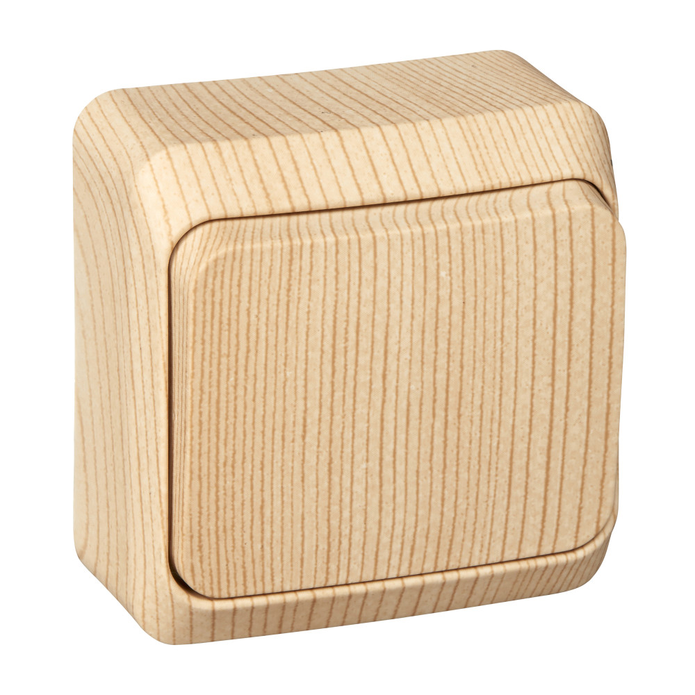 ЭТЮД О/У 1-клавишный ВЫКЛЮЧАТЕЛЬ 10 АХ, СОСНА