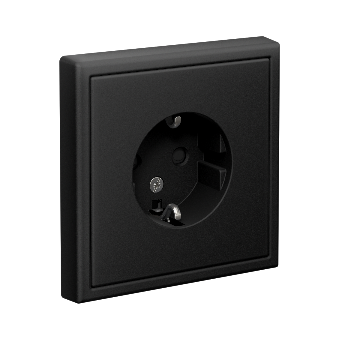 ARTGALLERY РОЗЕТКА с заземлением со шторками, 16А, механизм, КАРБОН