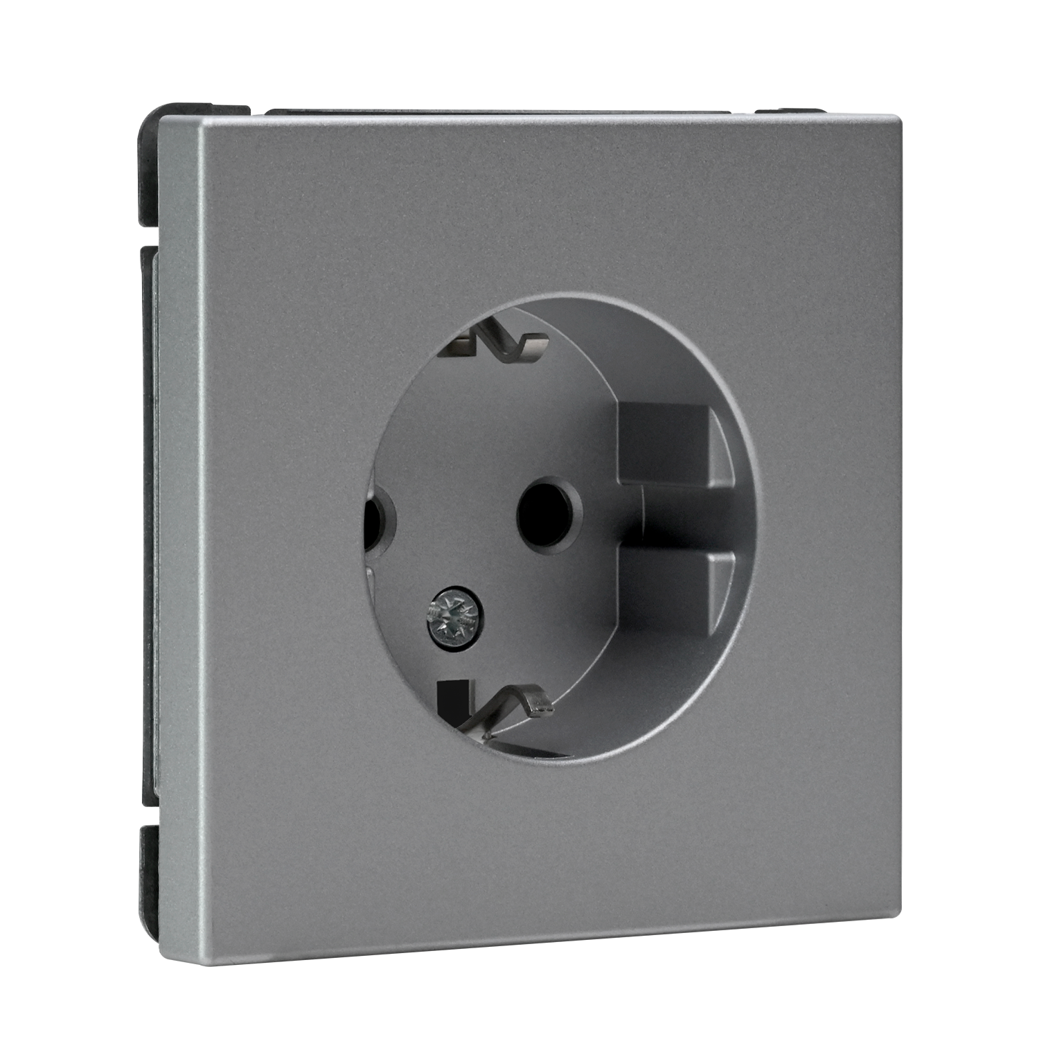ARTGALLERY РОЗЕТКА с заземлением, 16А, механизм, АЛЮМИНИЙ
