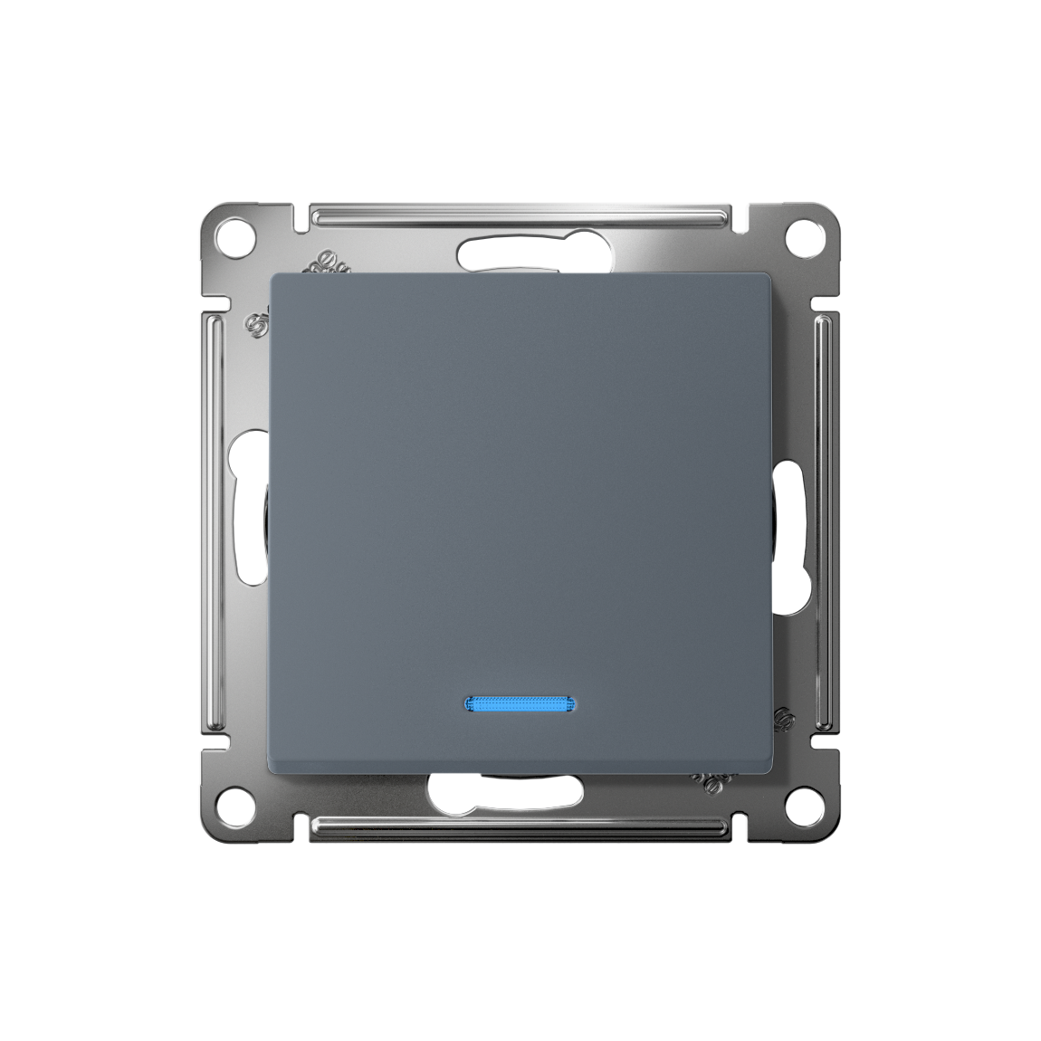 ATLASDESIGN 1-клавишный ВЫКЛЮЧАТЕЛЬ с подсветкой, сх.1а, 10АХ, механизм, ГРИФЕЛЬ