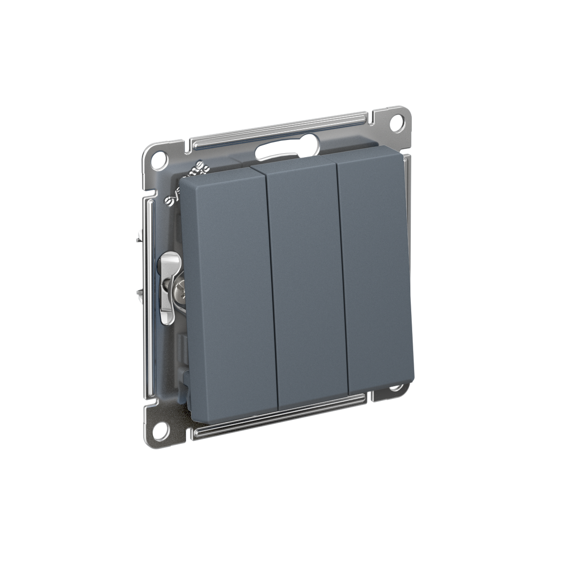 ATLASDESIGN 3-клавишный ВЫКЛЮЧАТЕЛЬ, сх.1+1+1, 10АХ, механизм, ГРИФЕЛЬ