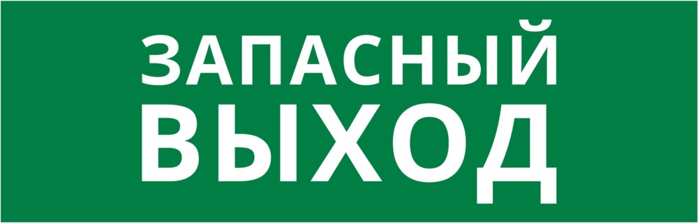 Пиктограмма ДСО-101-IP65-Н "Запасный выход"