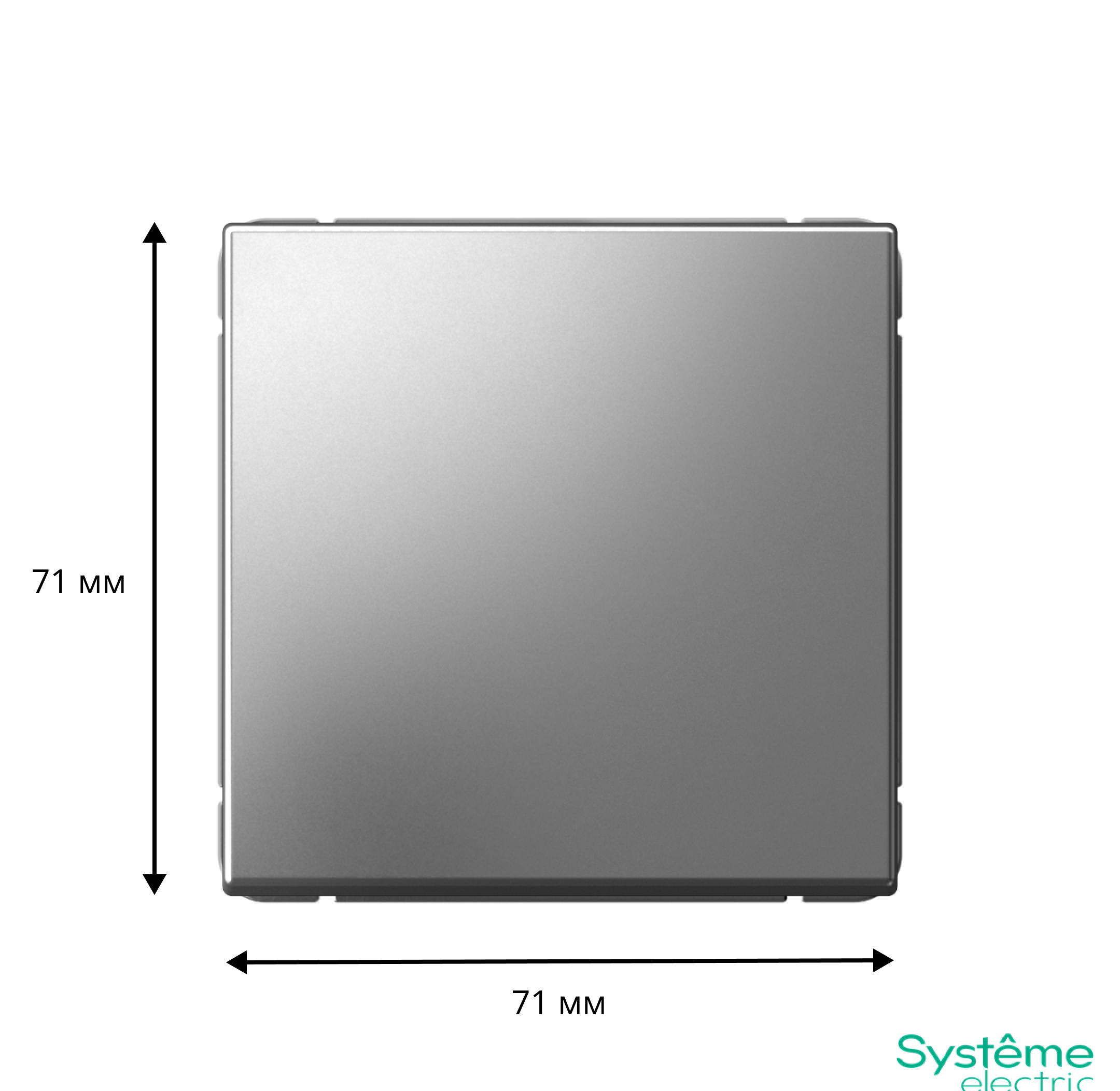 ARTGALLERY Перекрестный ПЕРЕКЛЮЧАТЕЛЬ, сх.7, 10АХ, СТАЛЬ