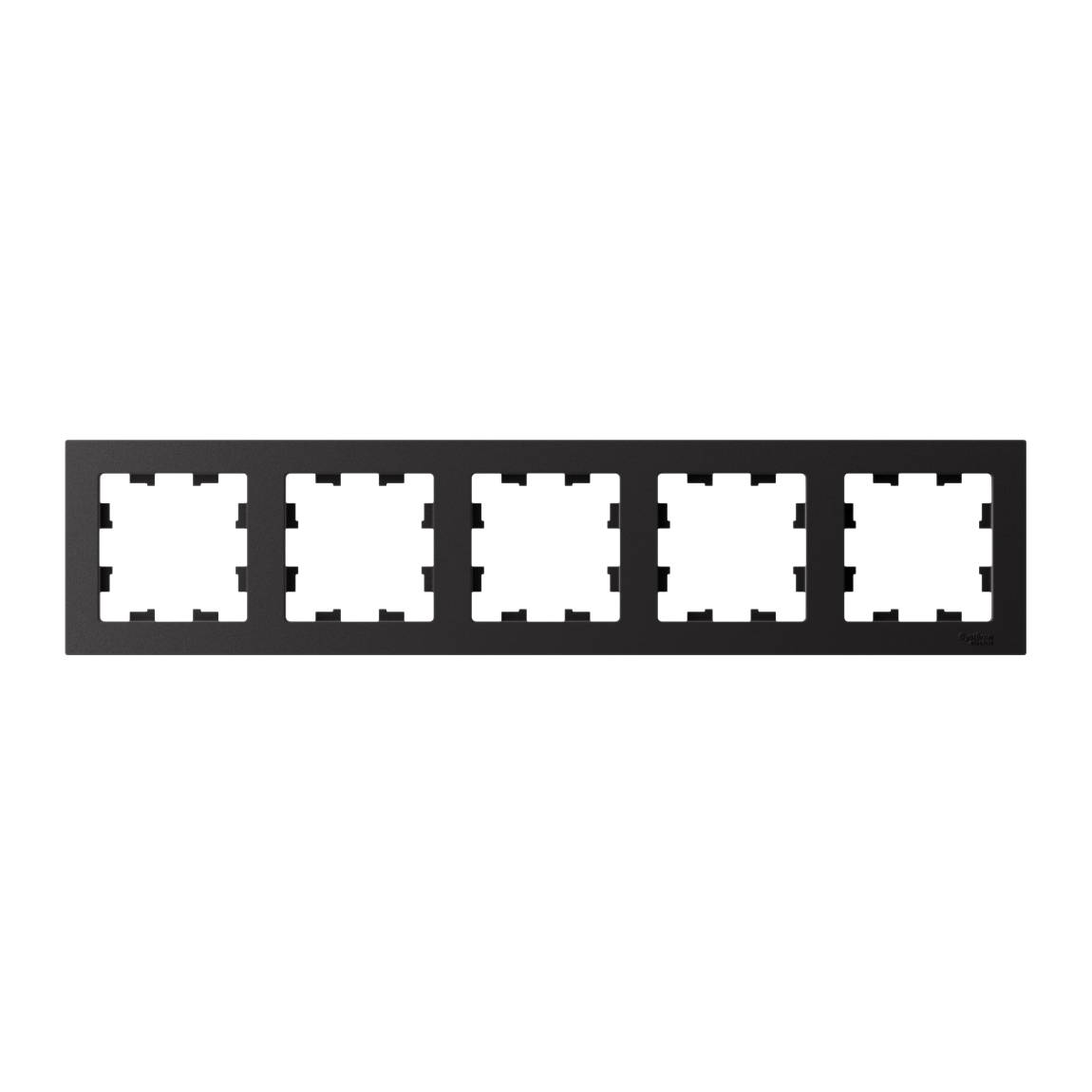 ATLASDESIGN 5-постовая РАМКА, универсальная, КАРБОН