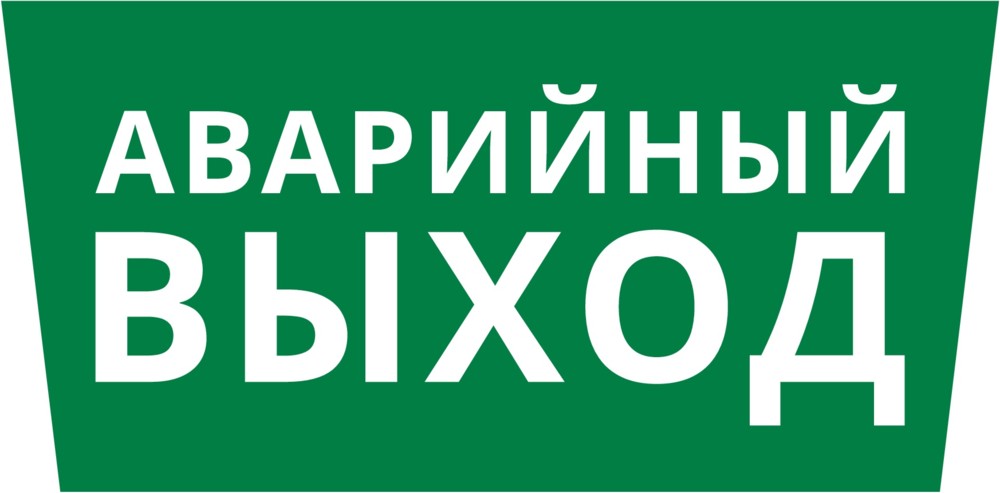 Пиктограмма ДСО-101-IP65 "Аварийный Выход"