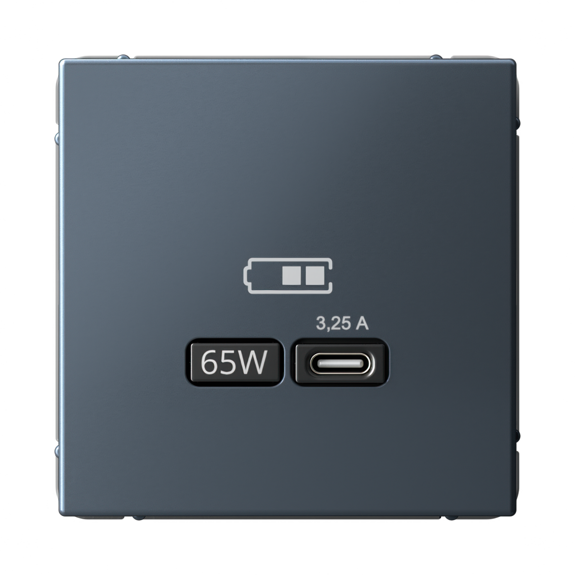 ARTGALLERY USB РОЗЕТКА тип-С 65Вт высокоскор.заряд. QC, PD, механизм, ГРИФЕЛЬ