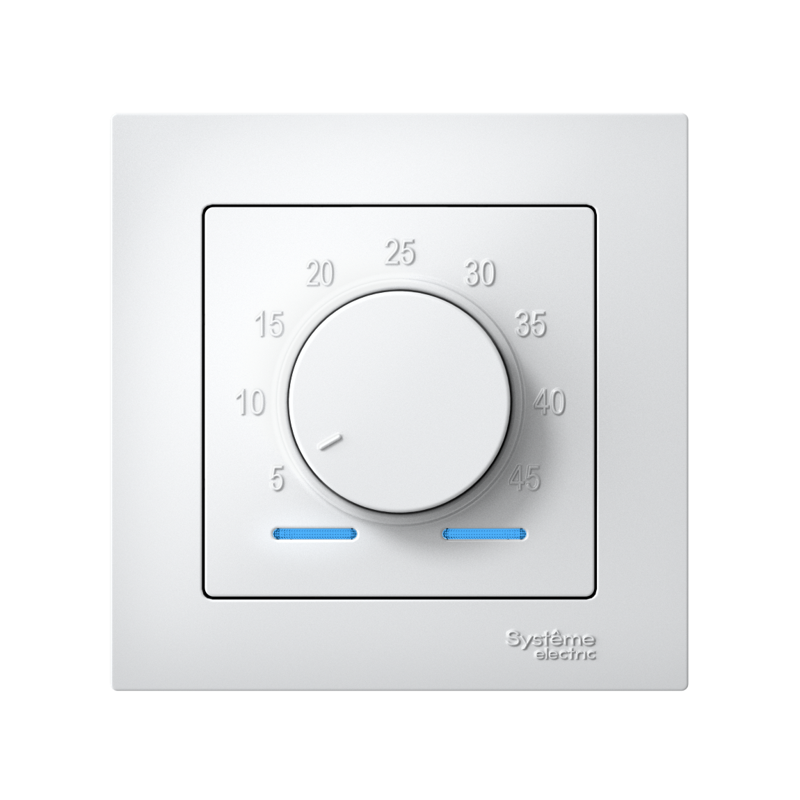 ATLASDESIGN ТЕРМОСТАТ электронный, программируемый, для теплого пола с датчиком, 16A, в сборе, БЕЛЫЙ