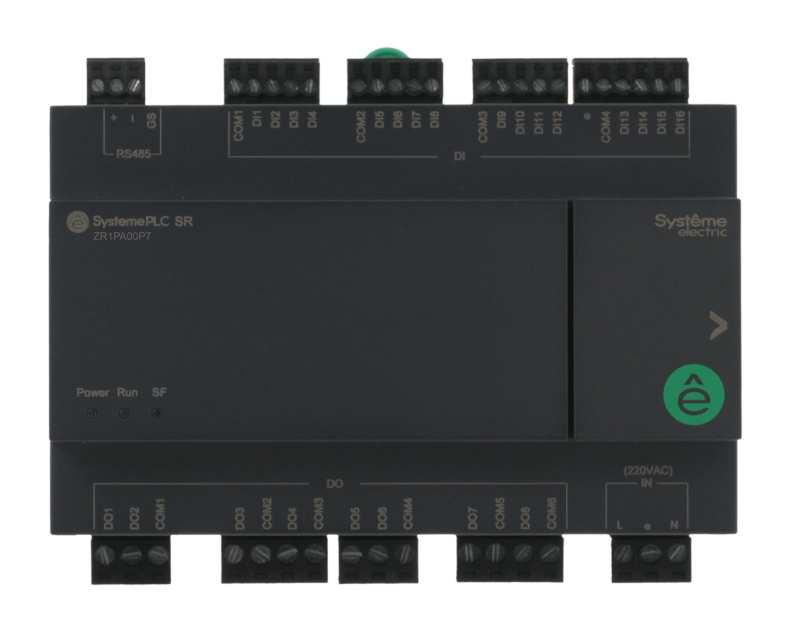Интеллектуальное реле SR1; 220 VAC; 24 IO: 16 DI, 8 DO (реле); 1xRS485