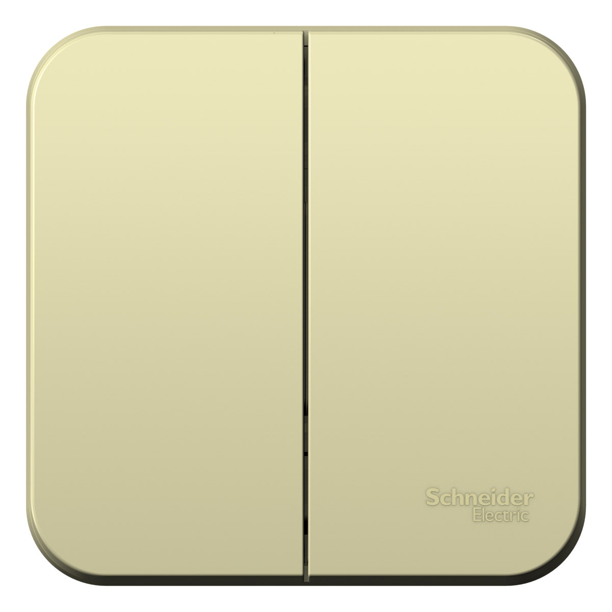 BLANCA О/У 2-клавишный ВЫКЛЮЧАТЕЛЬ (сх.5) ИЗОЛ.ПЛ., 10А, 250В, БЕЖЕВЫЙ