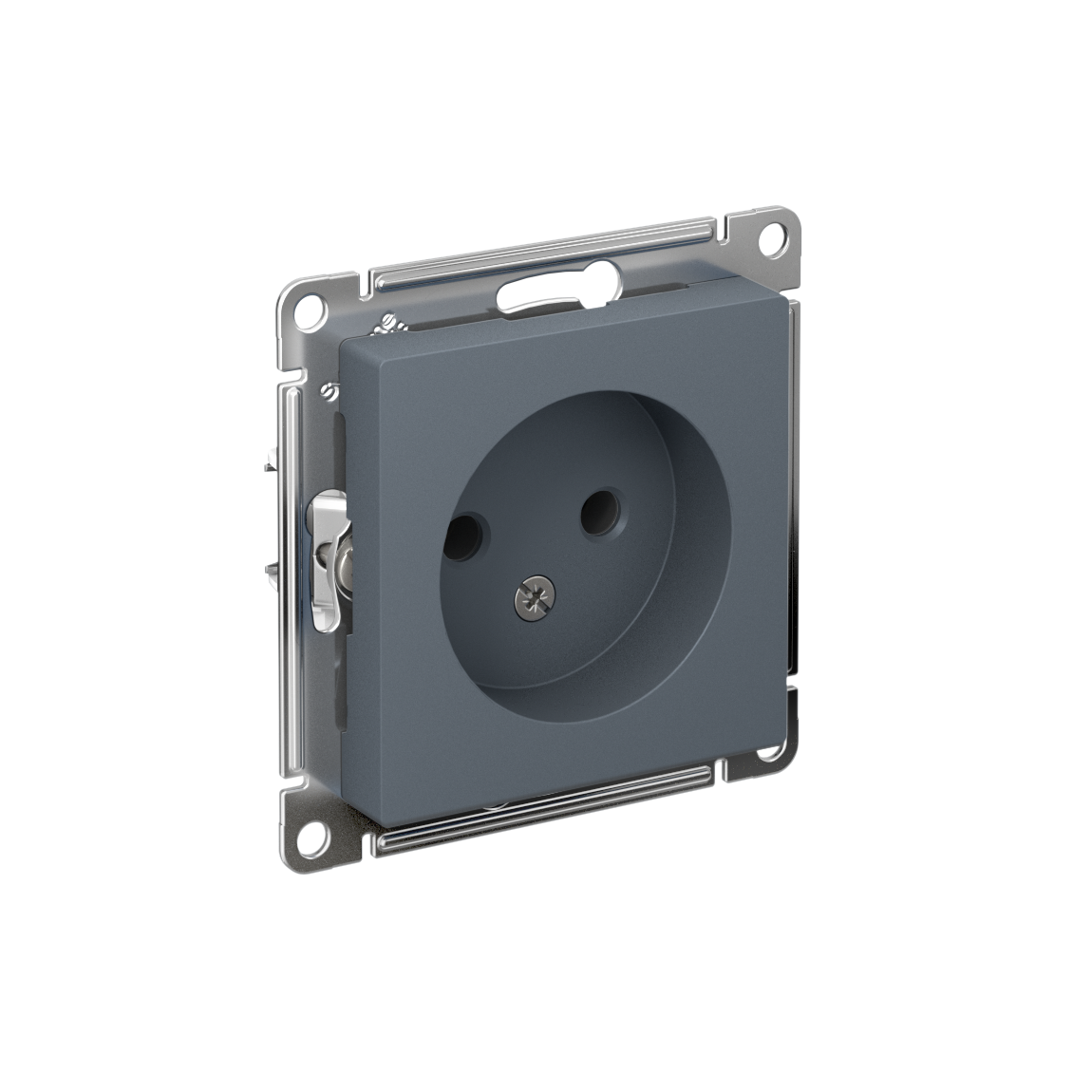 ATLASDESIGN РОЗЕТКА без заземления без шторок, 16А, механизм, ГРИФЕЛЬ