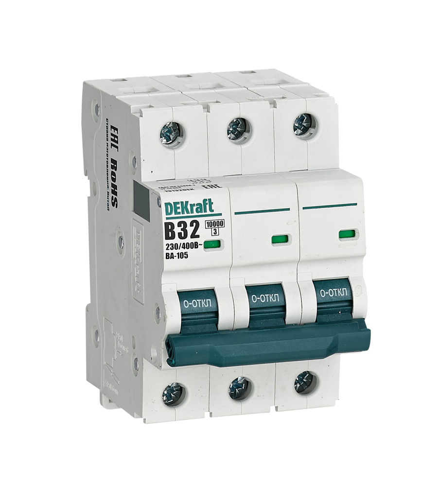 Автоматический выключатель ВА-105 3P 32А B 10кА