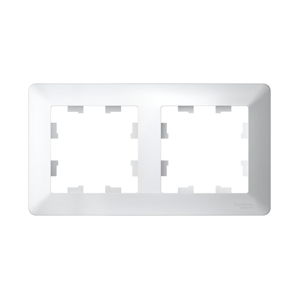 ATLASDESIGN AIR 2-постовая РАМКА, БЕЛЫЙ/дымчатый белый