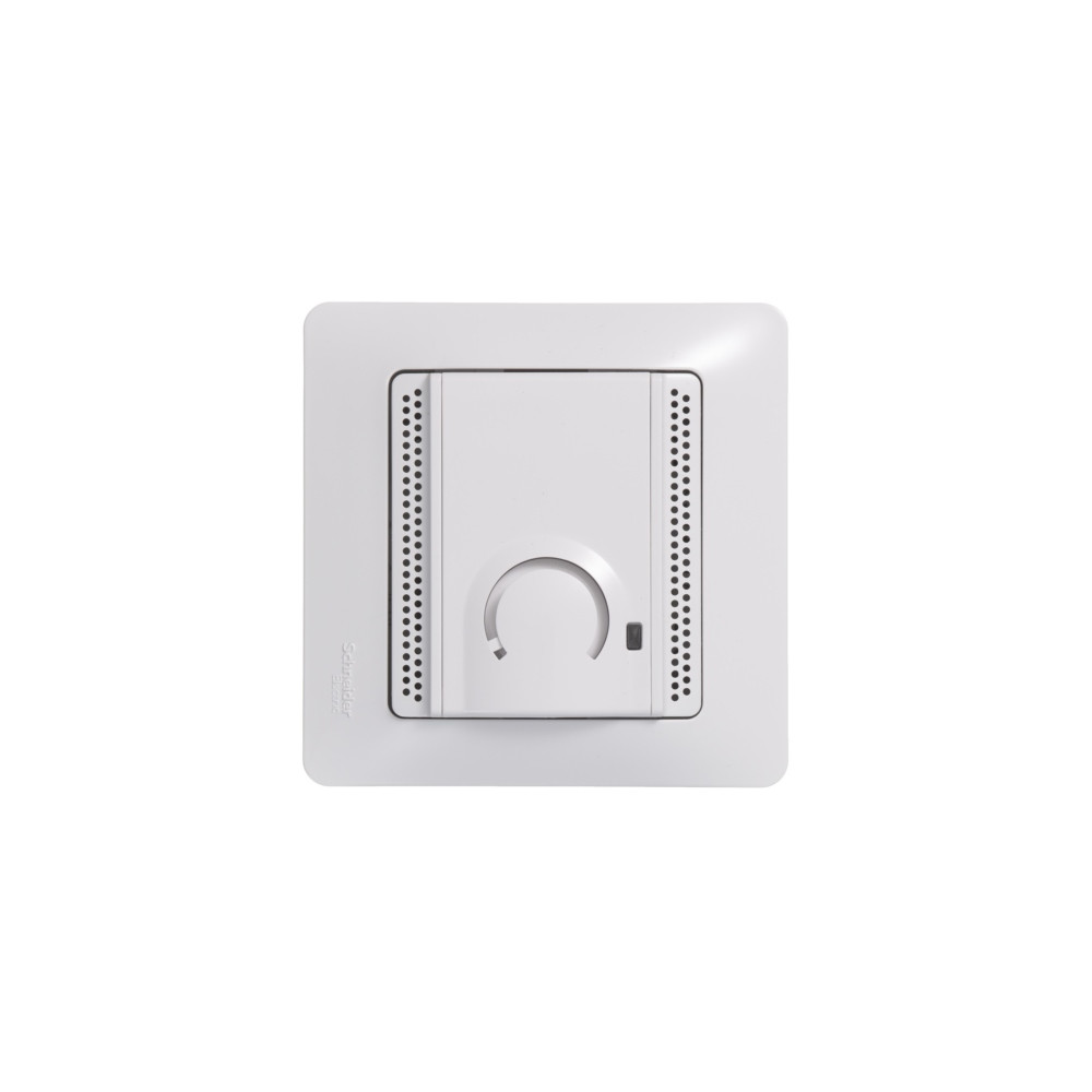 GLOSSA ТЕРМОСТАТ электронный для теплого пола с датчиком, 10A, в сборе, БЕЛЫЙ