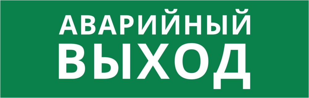 Пиктограмма ДСО-101-IP65-Н "Аварийный Выход"