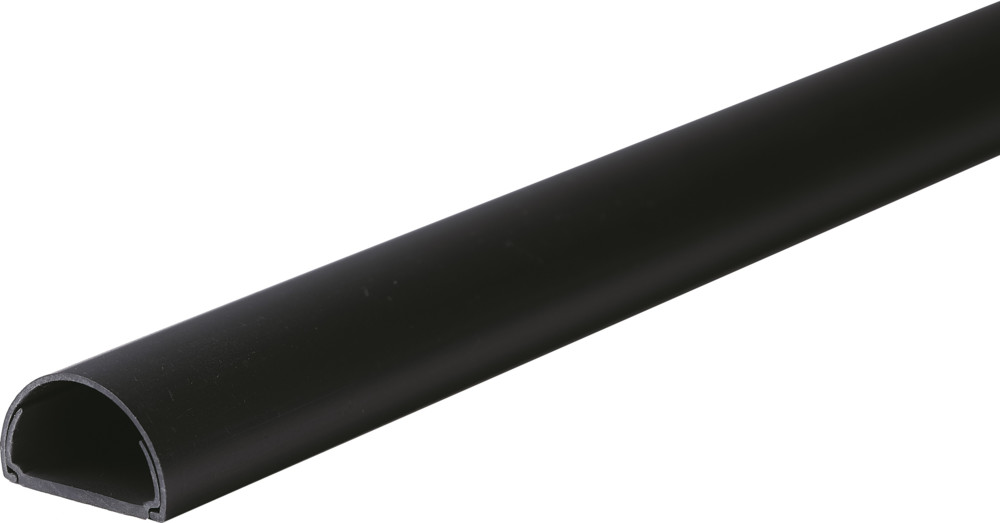 MULTISET Кабель-канал арочный 20x12, 2м АНТРАЦИТ