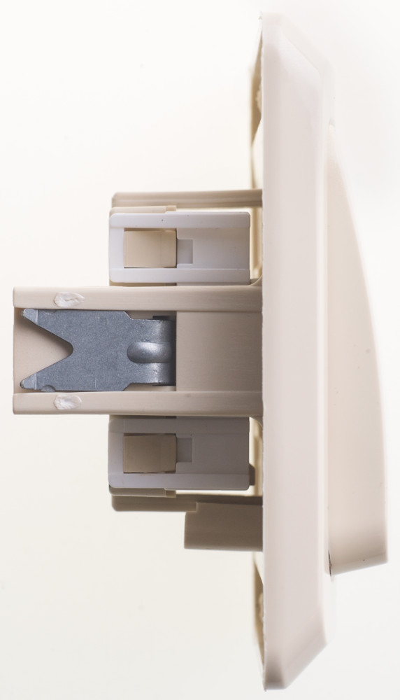 ЭТЮД С/У 2-клавишный ВЫКЛЮЧАТЕЛЬ с подсветкой 10 АХ, КРЕМОВЫЙ