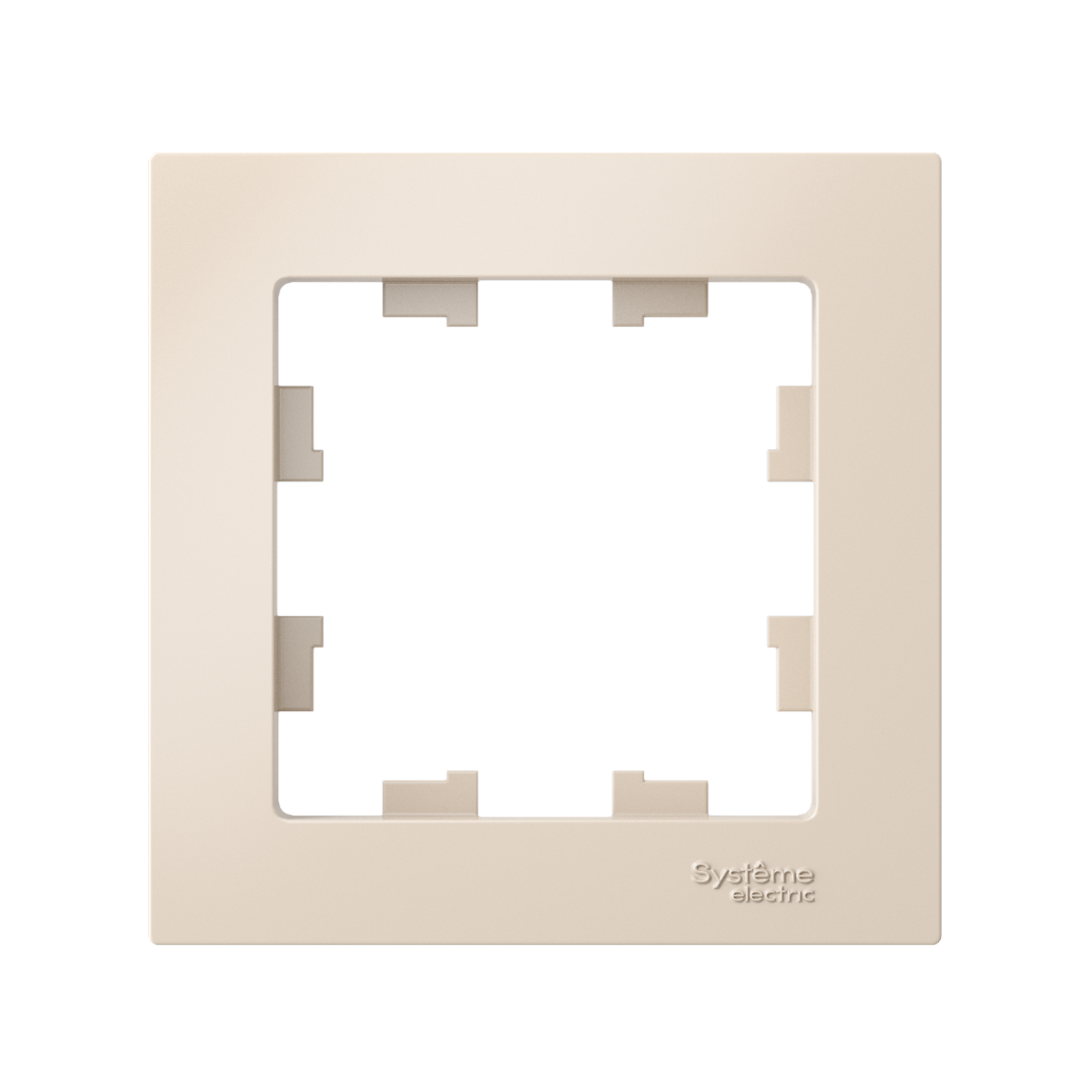 ATLASDESIGN 1-постовая РАМКА, БЕЖЕВЫЙ