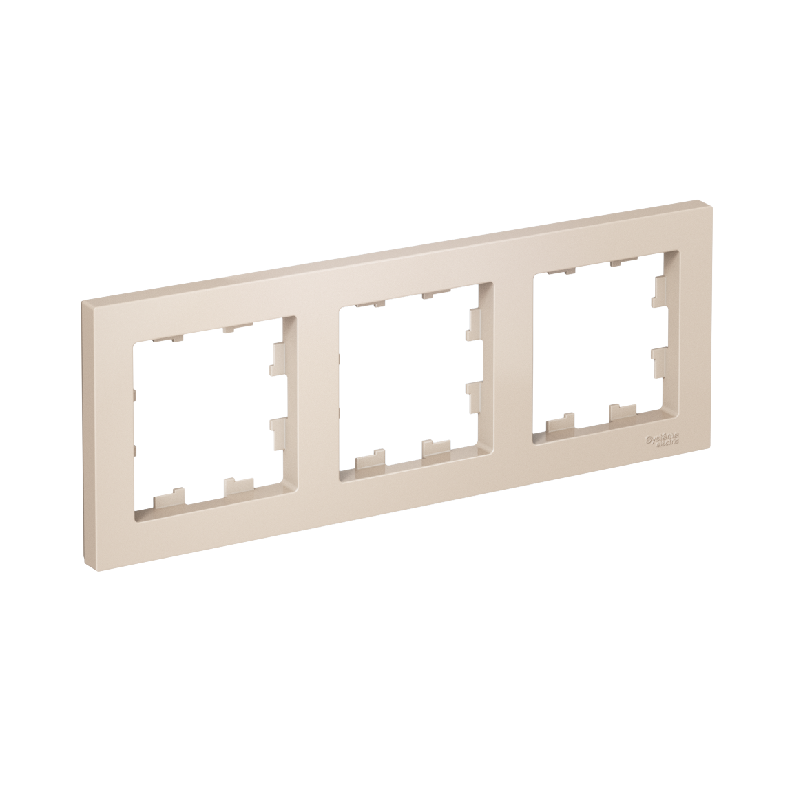 ATLASDESIGN 3-постовая РАМКА, универсальная, БЕЖЕВЫЙ