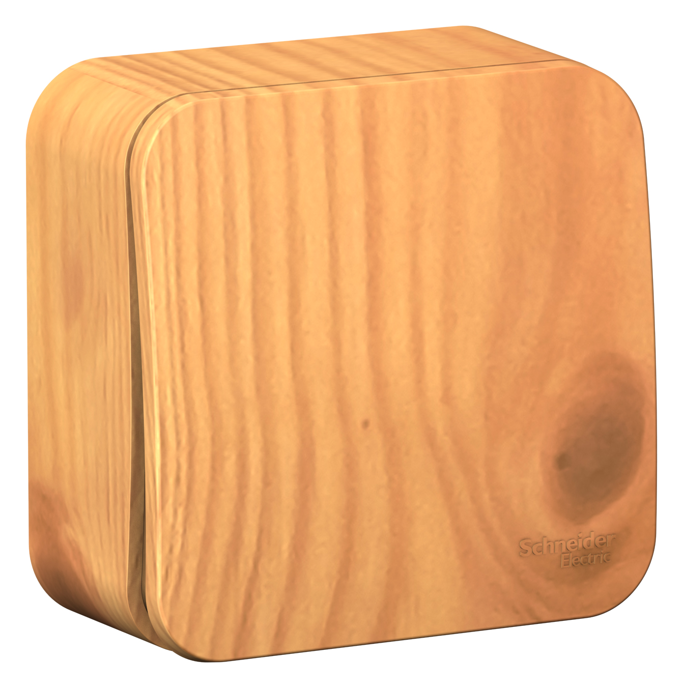 BLANCA О/У 1-клавишный ПЕРЕКЛЮЧАТЕЛЬ (сх.6) ИЗОЛ.ПЛ, 10А, 250В, ЯСЕНЬ