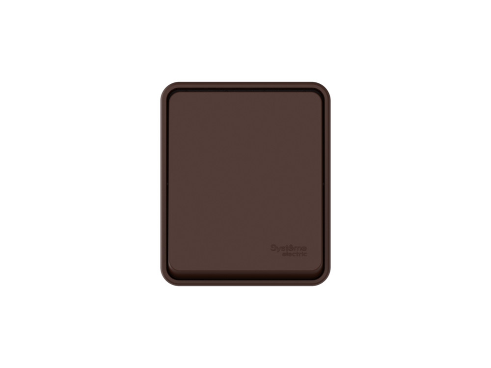 ATLASDESIGN PROFI IP54 О/У 1-клавишный ПЕРЕКЛЮЧАТЕЛЬ, сх.6, 10АХ, КОРИЧНЕВЫЙ