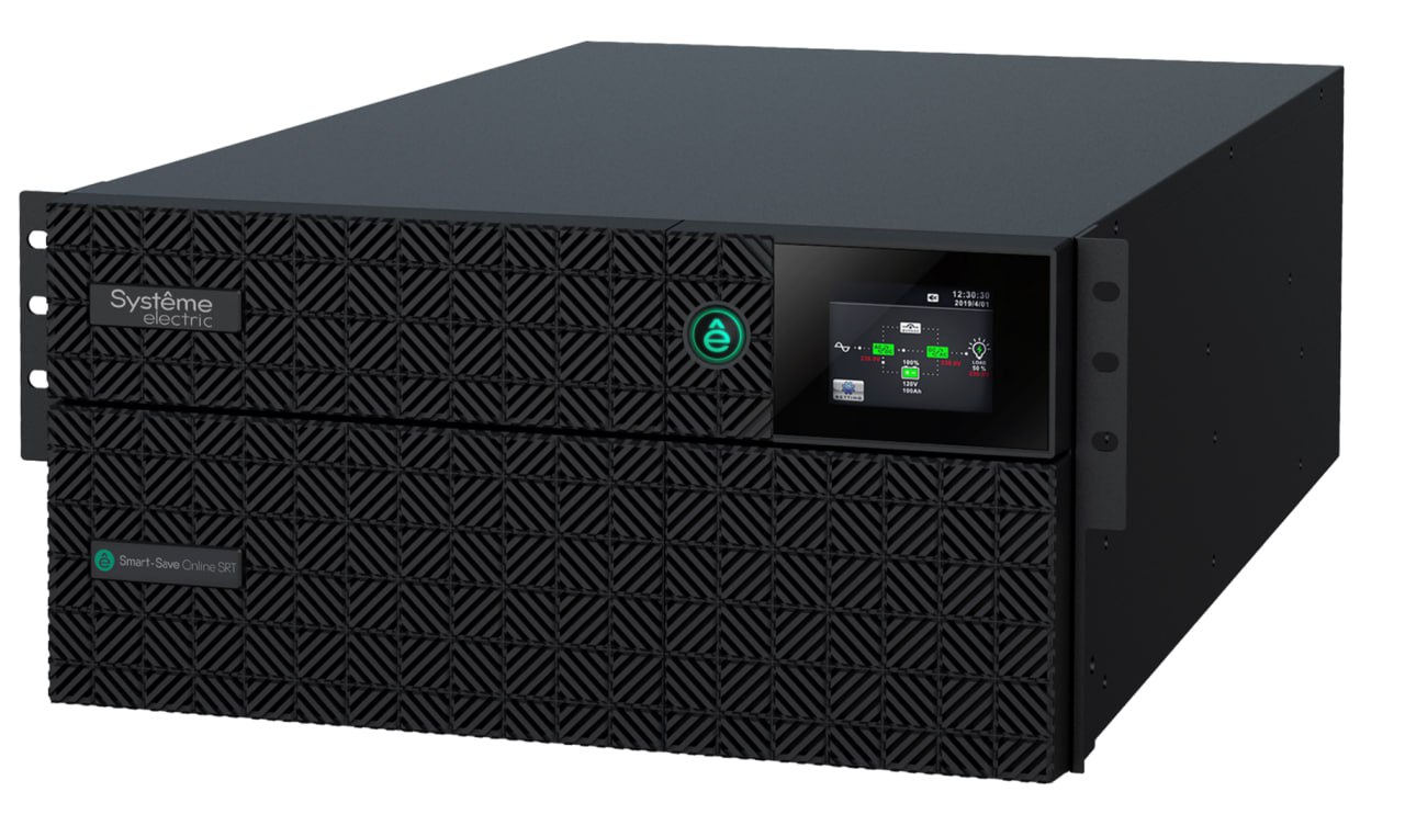 ИБП Smart-Save Online SRT Systeme Electric 5000 ВА/Вт, 230В,1:1,5U,RT, клеммы+выход 6хC13,4хC19