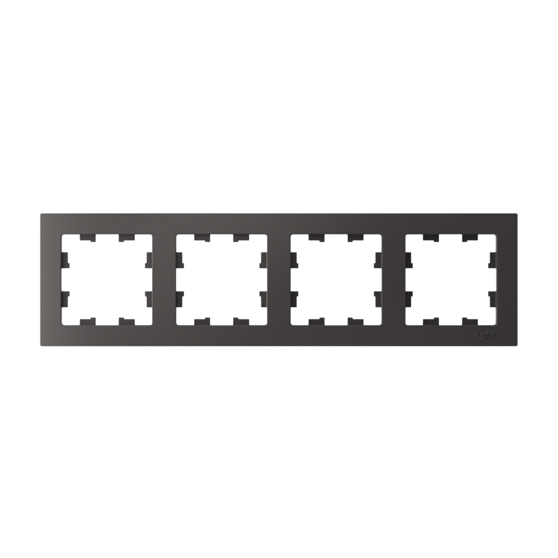 ATLASDESIGN 4-постовая РАМКА, универсальная, БАЗАЛЬТ