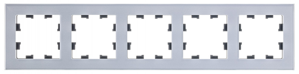 ATLASDESIGN NATURE 5-постовая РАМКА, ОРГАНИЧЕСКОЕ СТЕКЛО АЛЮМИНИЙ