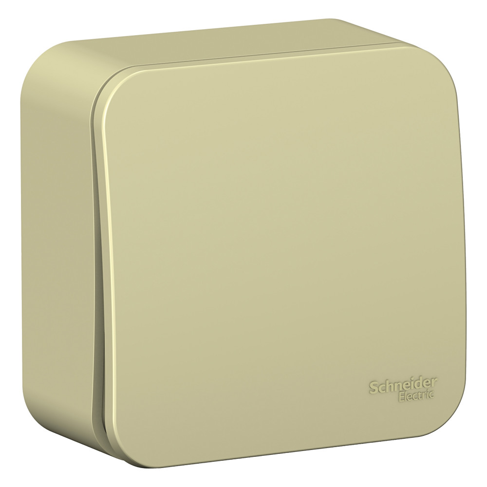 BLANCA О/У 1-клавишный ПЕРЕКЛЮЧАТЕЛЬ (сх.6) ИЗОЛ.ПЛ, 10А, 250В, БЕЖЕВЫЙ