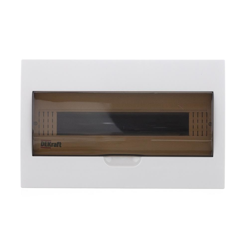 Корпус пластиковый встраиваемый прозр. дв. 1 ряд 18 модулей IP41 ЩРВ-П