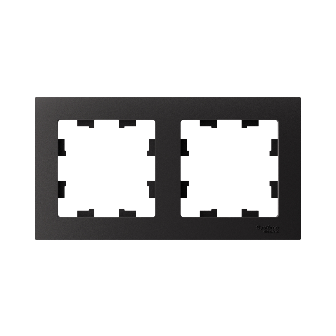 ATLASDESIGN 2-постовая РАМКА, универсальная, КАРБОН